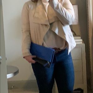 Clare V Black and Blue Clutch